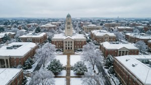 Winter Campus Aerial