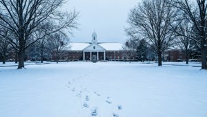 Winter Campus Serenity