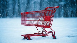 Winter Cart Snow