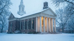 Winter Chapel Snowscape