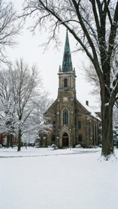 Winter Chapel Snowscape