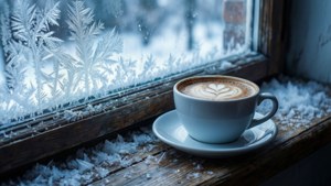 Winter Coffee Window