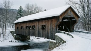 Winter Covered Bridge