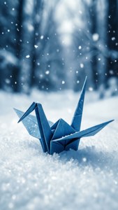 Winter Crane