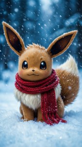 Winter Eevee Scarf