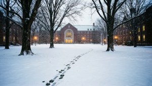 Winter Evening on the Green