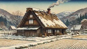 Winter Farmhouse