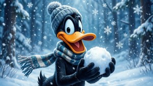 Winter Fun Daffy