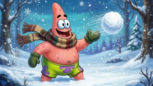 Winter Fun Patrick Star