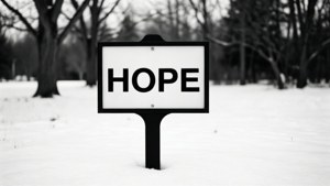 Winter Hope Sign
