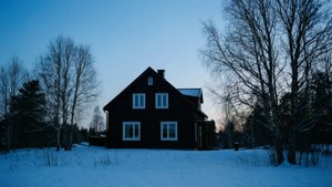 Winter House Twilight