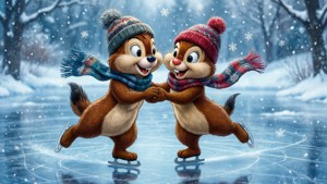 Winter Ice Skating