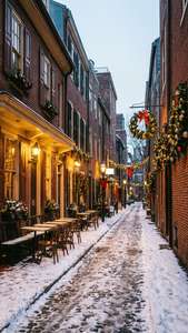 Winter in Elfreth's Alley
