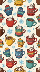 Winter Items Pattern