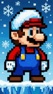 Winter Mario Sprite
