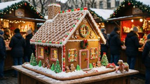 Winter Market Gingerbread House