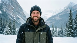 Winter Mountain Smile