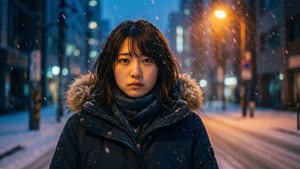 Winter Night Walk