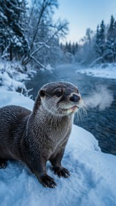 Winter Otter