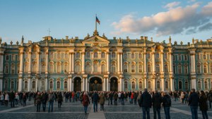 Winter Palace Sunset Glory