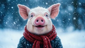 Winter Piglet Snow