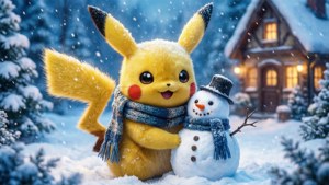 Winter Pikachu