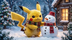 Winter Pikachu