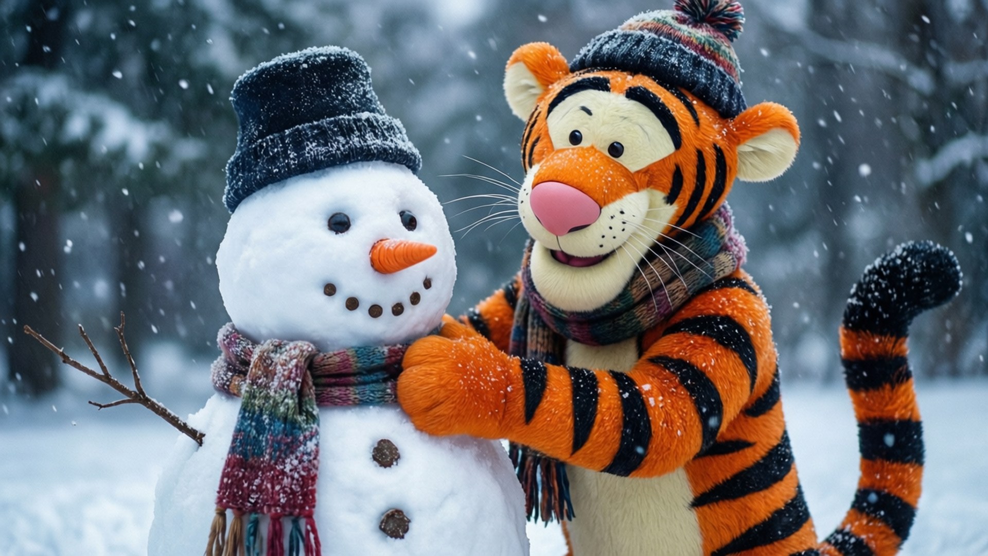 Winter Play by Wallpapers.art Studio