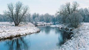 Winter River Serenity