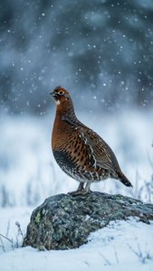 Winter Rock Grouse