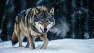 Winter's Lone Hunter