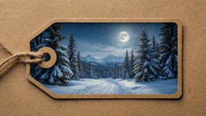 Winter Scene Tag