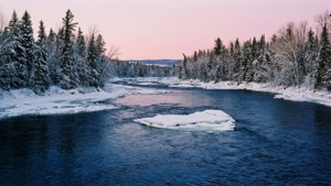 Winter Serenity on Saguenay River
