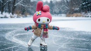 Winter Skating My Melody