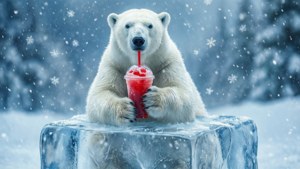 Winter Slushy Bear