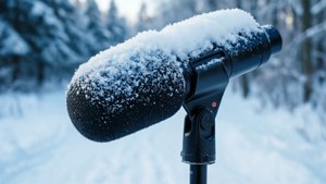 Winter Snowy Boom Mic