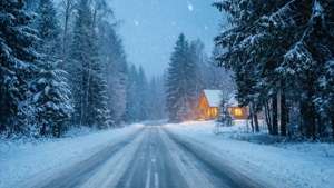 Winter Snowy Road