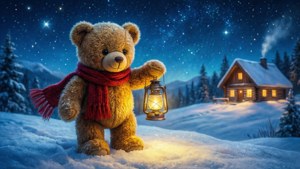 Winter Starry Teddy Bear