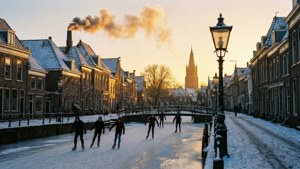 Winter Sunrise Scene