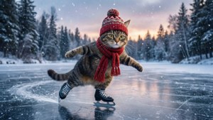Winter Tom Ice Skating