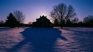 Winter Twilight House