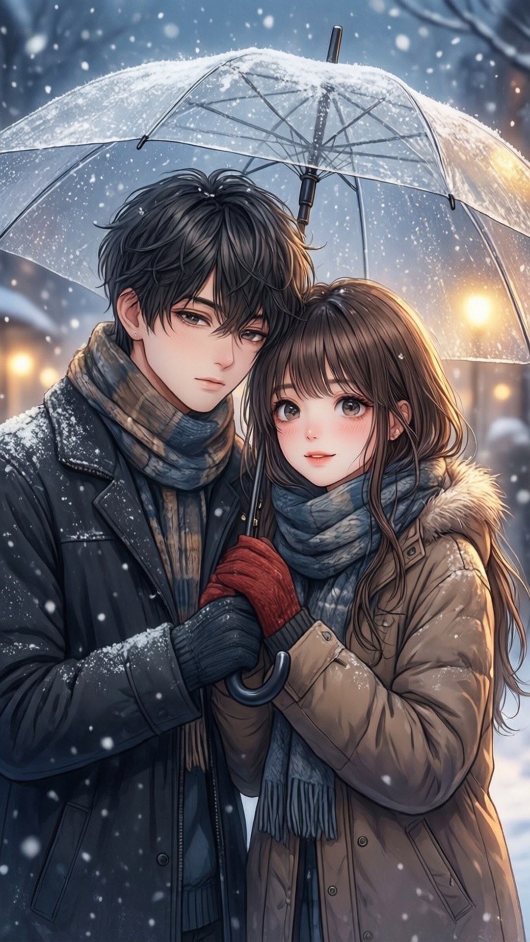 Winter Walk by Wallpapers.art Studio
