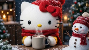 Winter Warmth Hello Kitty