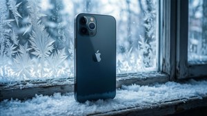 Winter Window Blank iPhone