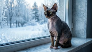Winter Window View