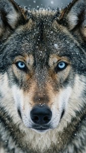 Winter Wolf Eyes