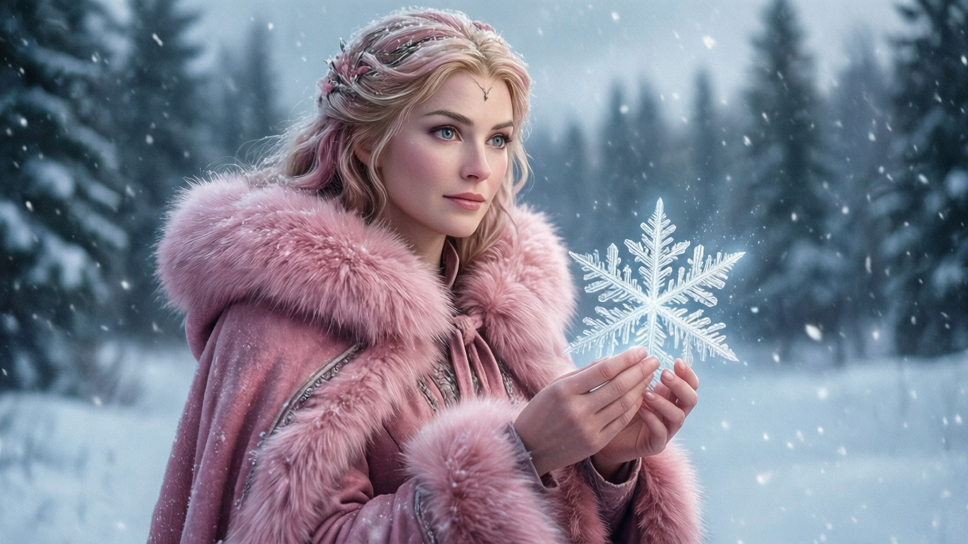 Winter Wonderland Glinda by Wallpapers.art Studio