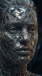 Wire Mesh Portrait
