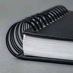 Wire-O Binding Close-Up