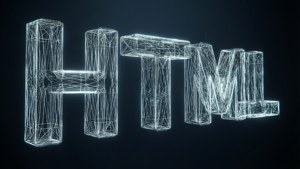 Wireframe HTML Letters